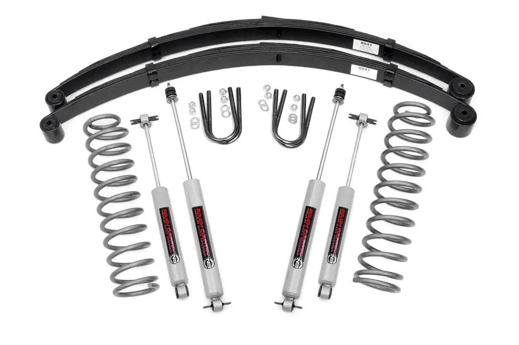 3 Inch Lift Kit | RR Springs | Jeep Cherokee XJ 2WD/4WD (1984-2001) by Rough Country