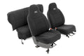 Seat Covers | Non Detach Headrest FR and Rear | Jeep Cherokee XJ (84-96) by Rough Country