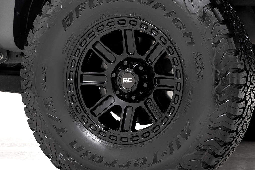 Rough Country 84 Series Wheel | Gloss Black | 18x8.5 | 5x5 | +0mm by Rough Country