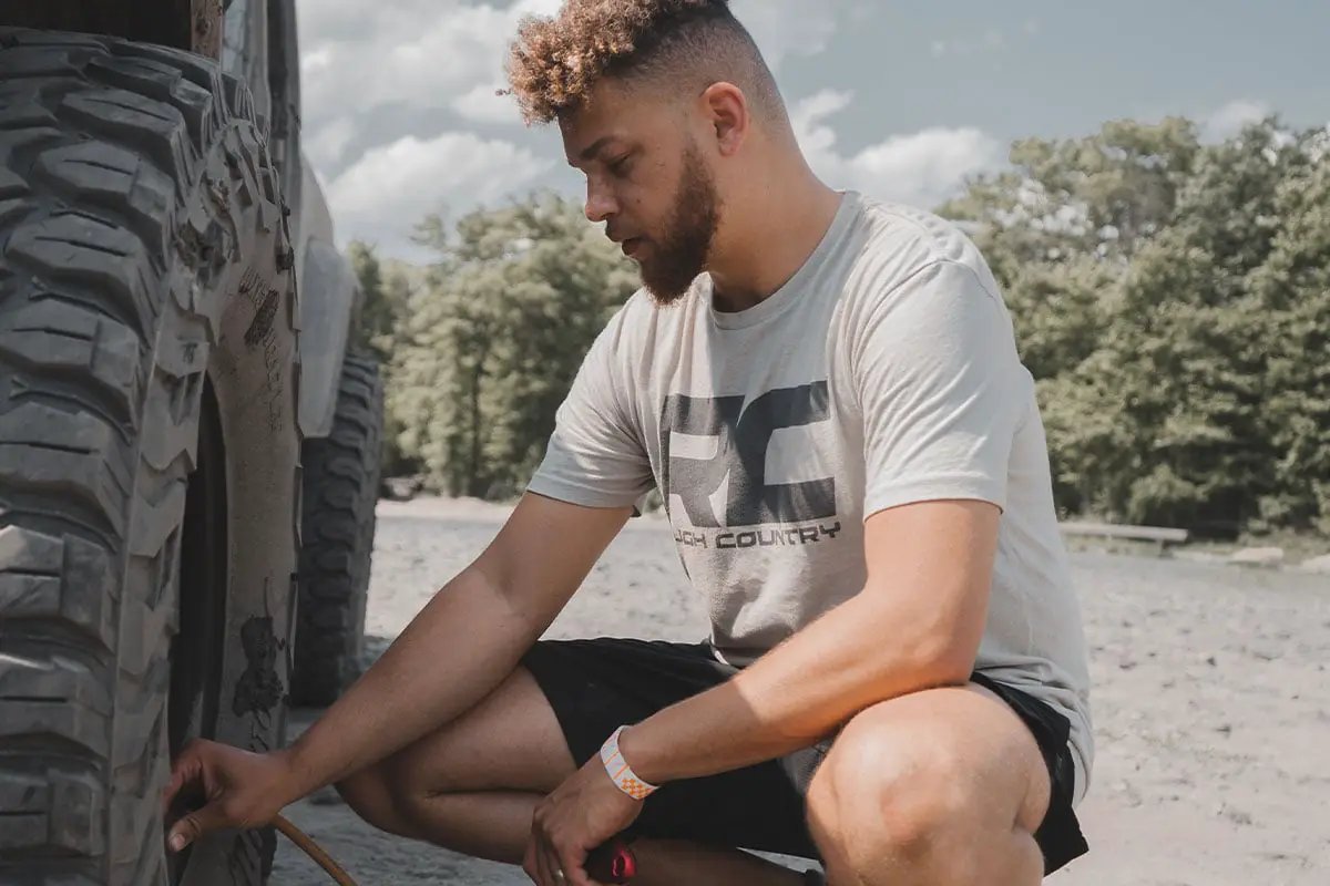 Rough Country T-Shirt | Logo | Grey | MD by Rough Country