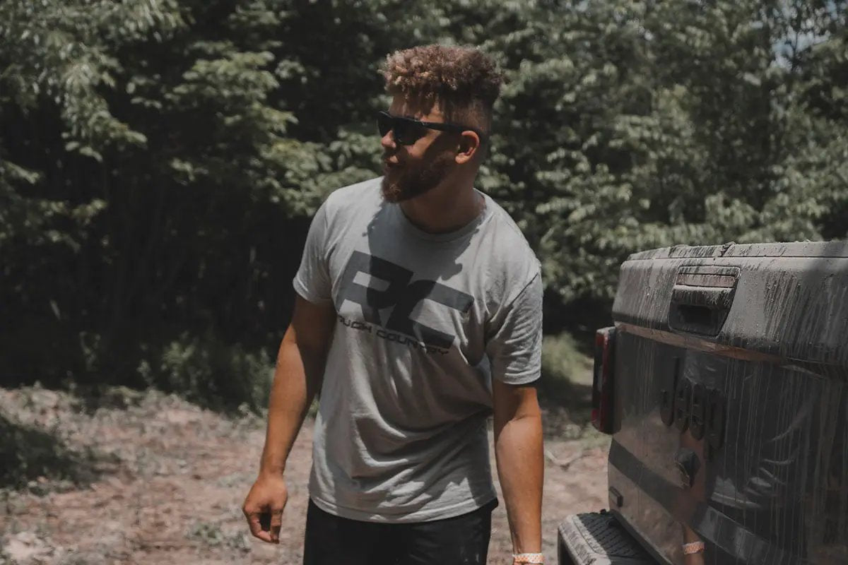Rough Country T-Shirt | Logo | Grey | SM by Rough Country