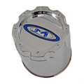 MO951 CAP CHR 6X135 +18 - BLUE OVAL LOGO by Moto Metal