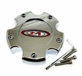 MO955/956 CAP CHR 5X5.5 - RED OVAL LOGO by Moto Metal