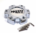 MOTO CAP CHROME 6X5.5 - NEW LOGO by Moto Metal