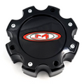 MO955/956 CAP BLK 8X6.5/170 - RED OVAL L by Moto Metal