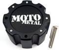 MOTO CAP MATTE BLACK 8 LUG - NEW LOGO by Moto Metal