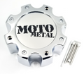 MOTO CAP CHR TALL 8LUG - NEW LOGO by Moto Metal