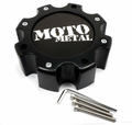 MO959/961 CAP SATIN BLK 8 LUG - NEW LOGO by Moto Metal