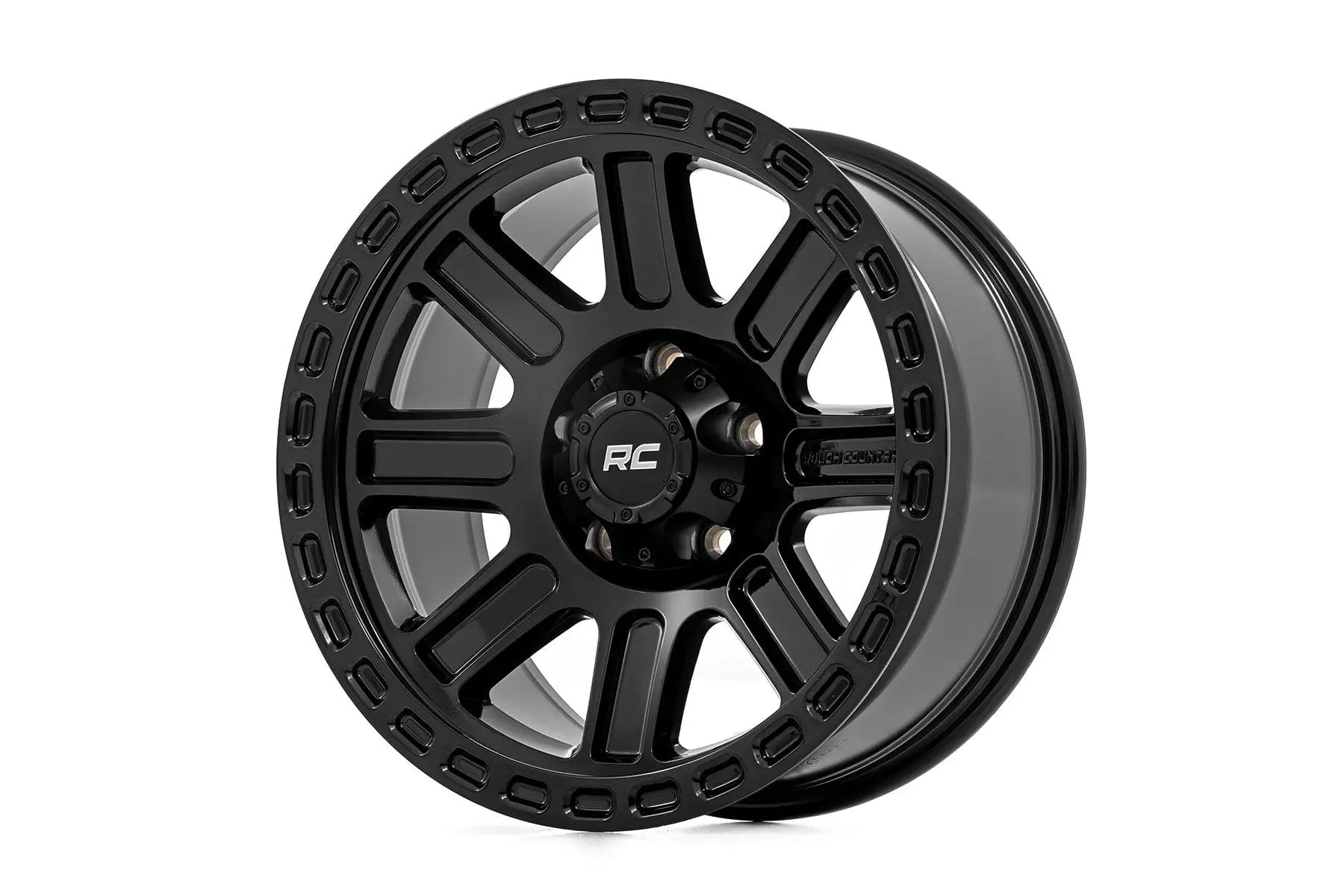 Rough Country 84 Series Wheel | Gloss Black | 18x8.5 | 5x4.5 | +0mm by Rough Country