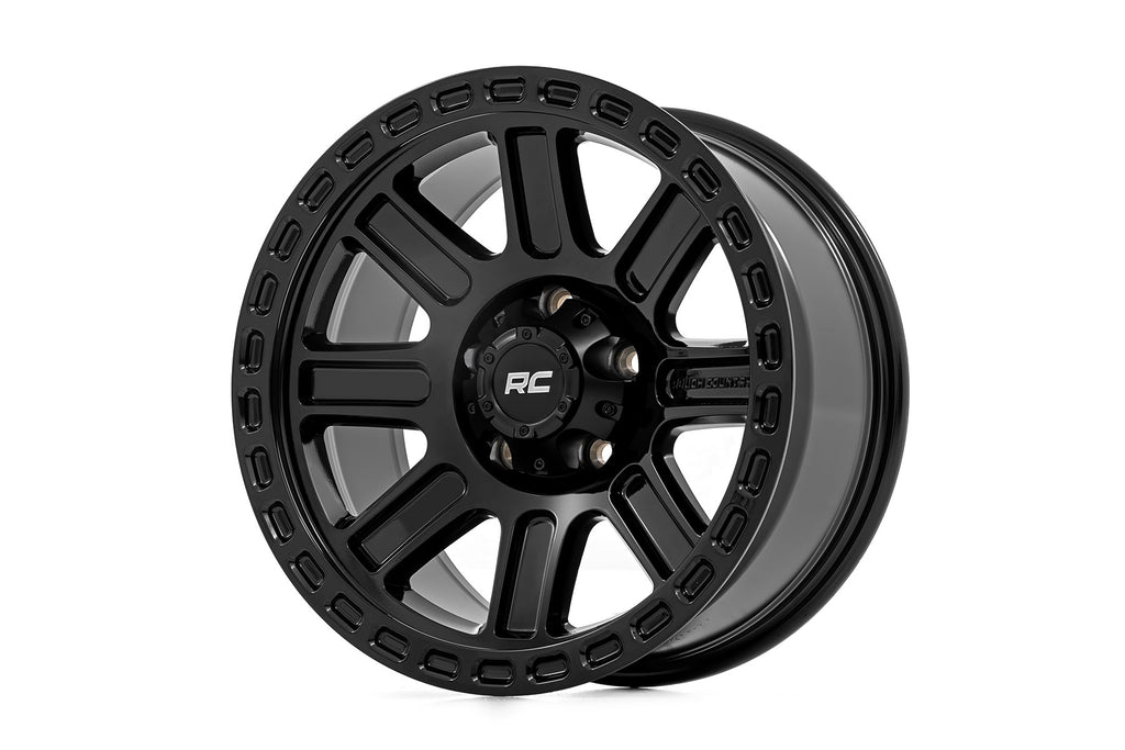 Rough Country 84 Series Wheel | Gloss Black | 18x8.5 | 5x5 | +0mm by Rough Country