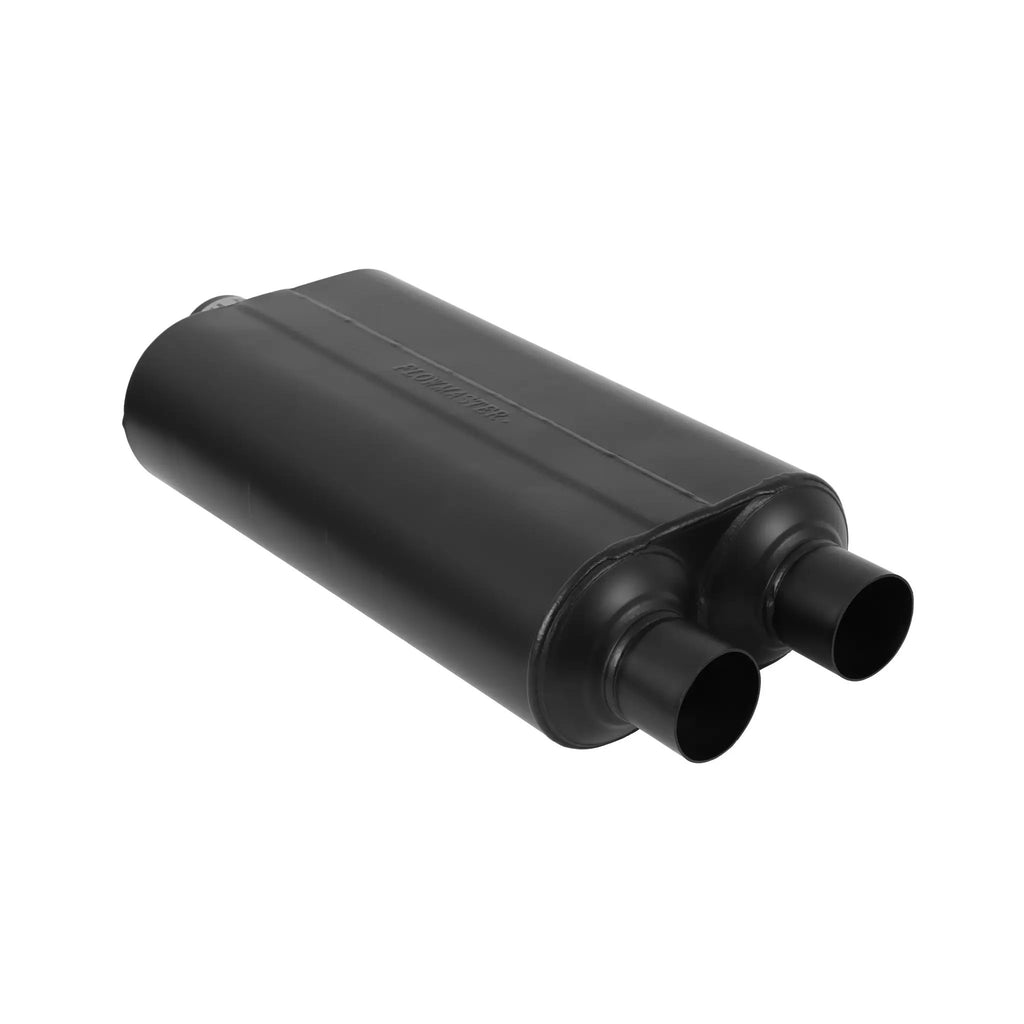Super 50 Stainless Steel - 3.00 Center In / 2.50 Dual Out - Mild Sound by Flowmaster