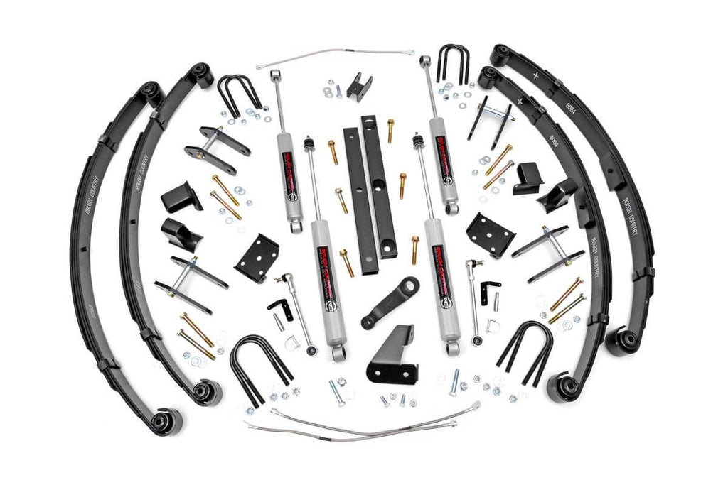 4.5 Inch Lift Kit | X-Series | Power Steer | Jeep Wrangler YJ 4WD (1987-1995) by Rough Country