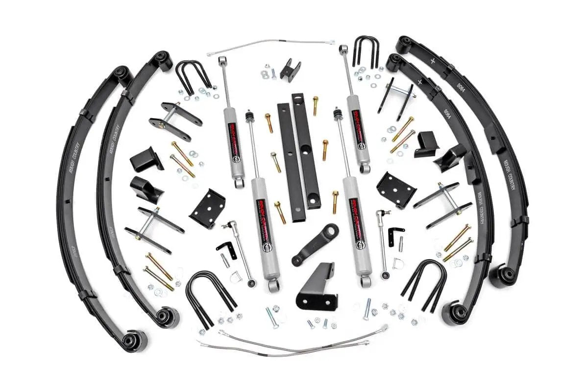 4.5 Inch Lift Kit | X-Series | Power Steer | Jeep Wrangler YJ 4WD (1987-1995) by Rough Country