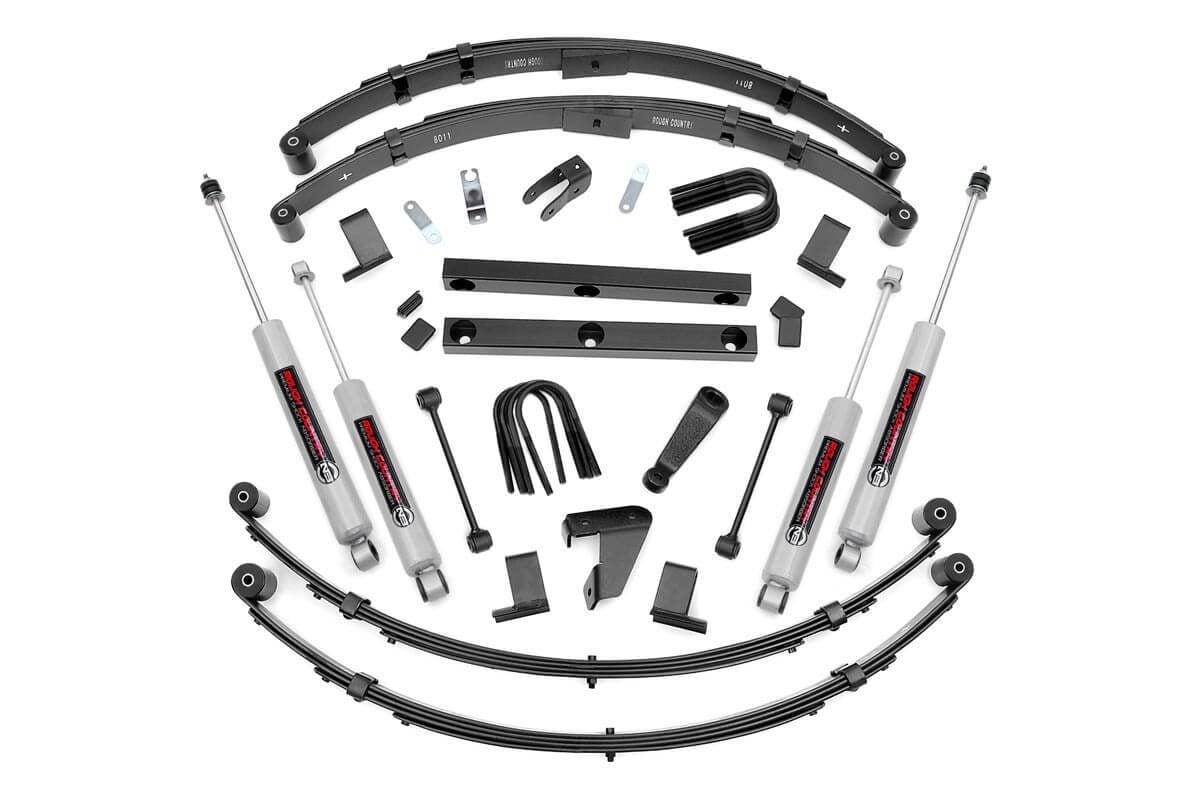 4 Inch Lift Kit | Power Steer | Jeep Wrangler YJ 4WD (1987-1995) by Rough Country
