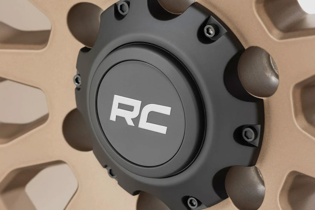 Rough Country 87 Series Wheel | Simulated Beadlock | Bronze/Black | 17x8.5 | 5x5 | +0mm by Rough Country