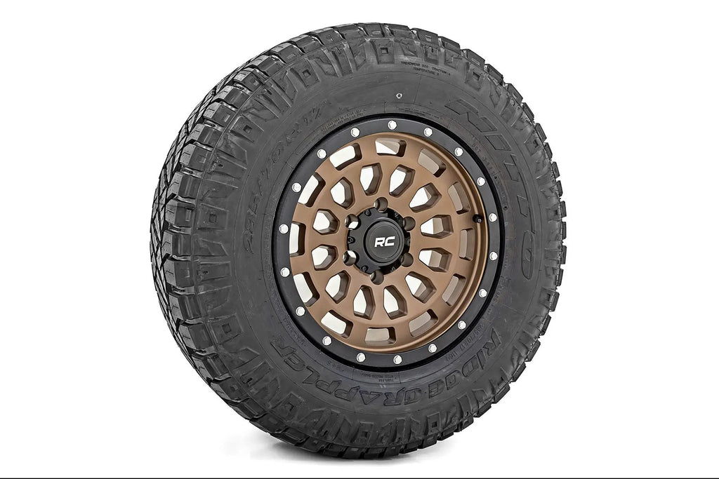Rough Country 87 Series Wheel | Simulated Beadlock | Bronze/Black | 17x8.5 | 5x4.5 | +0mm by Rough Country