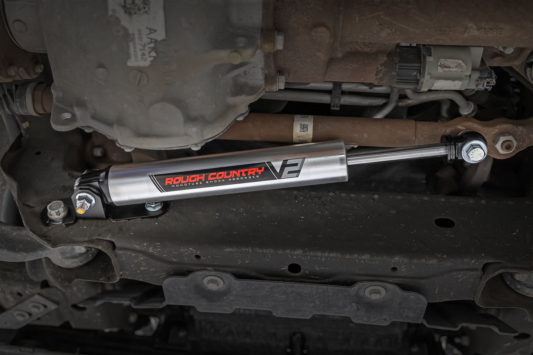 V2 Steering Stabilizer | Chevy/GMC 2500HD/3500HD (16-26) by Rough Country