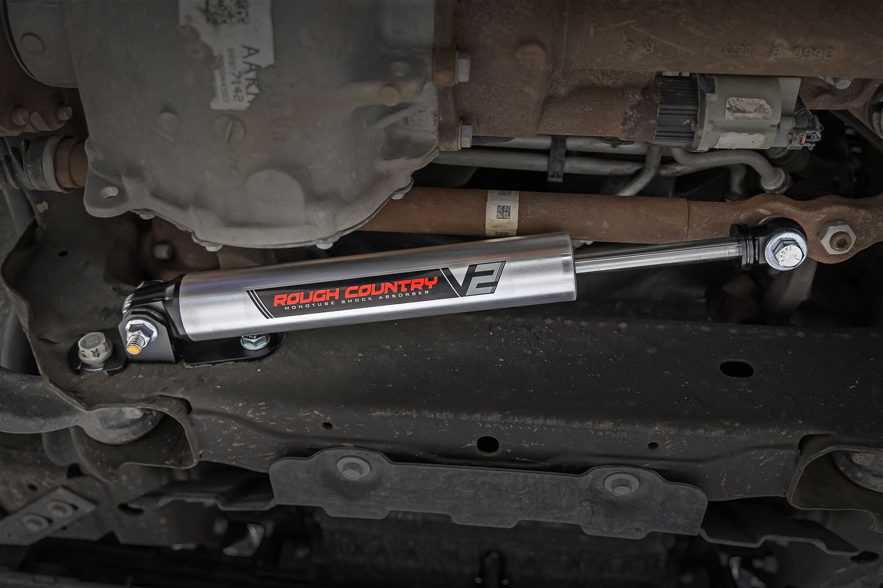 V2 Steering Stabilizer | Chevy/GMC 2500HD/3500HD (16-26) by Rough Country