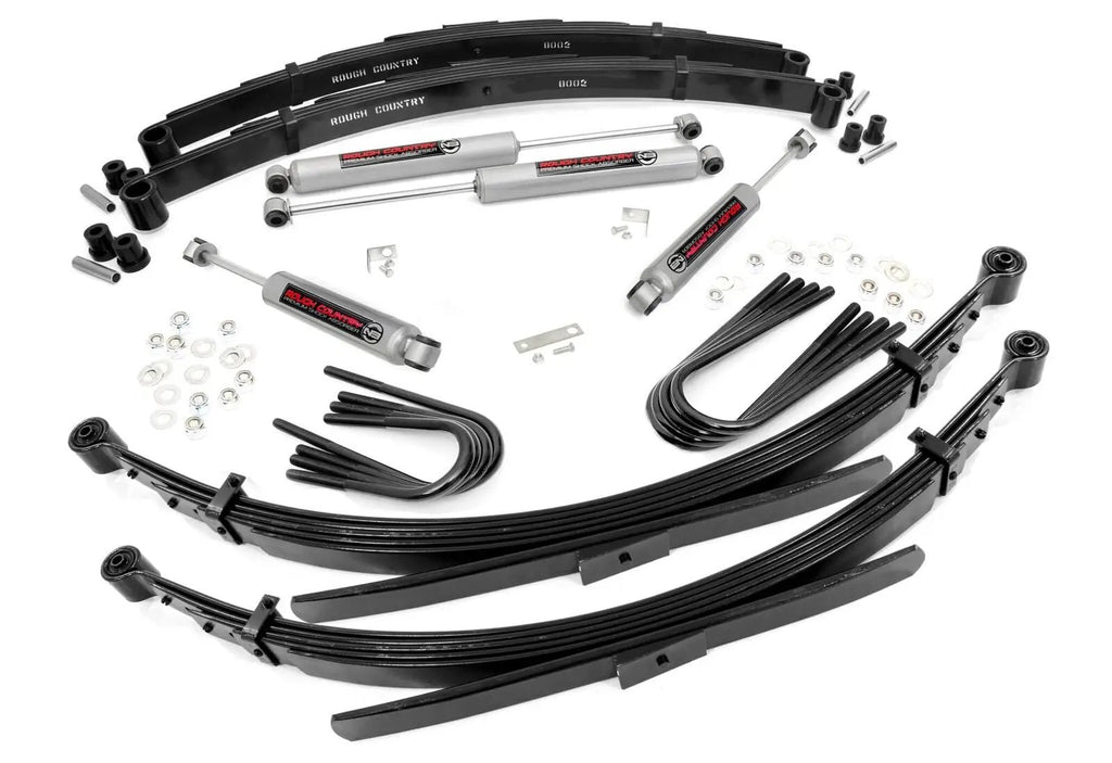 2 Inch Lift | 52 Inch Rear Springs | Chevy/GMC C10/K10 Truck & SUV/K5 Blazer (73-76) by Rough Country
