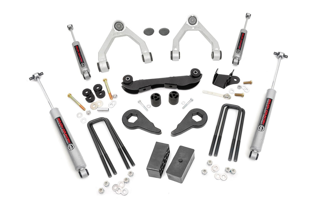 2-3 Inch Lift Kit | Rear Blocks | Chevy/GMC 1500 Truck & SUV 4WD (1988-1999) by Rough Country