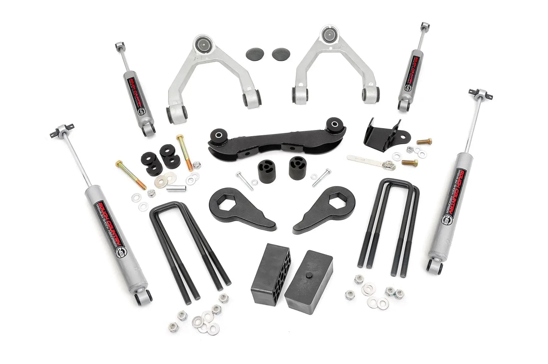 2-3 Inch Lift Kit | Rear Blocks | Chevy/GMC 1500 Truck & SUV 4WD (1988-1999) by Rough Country