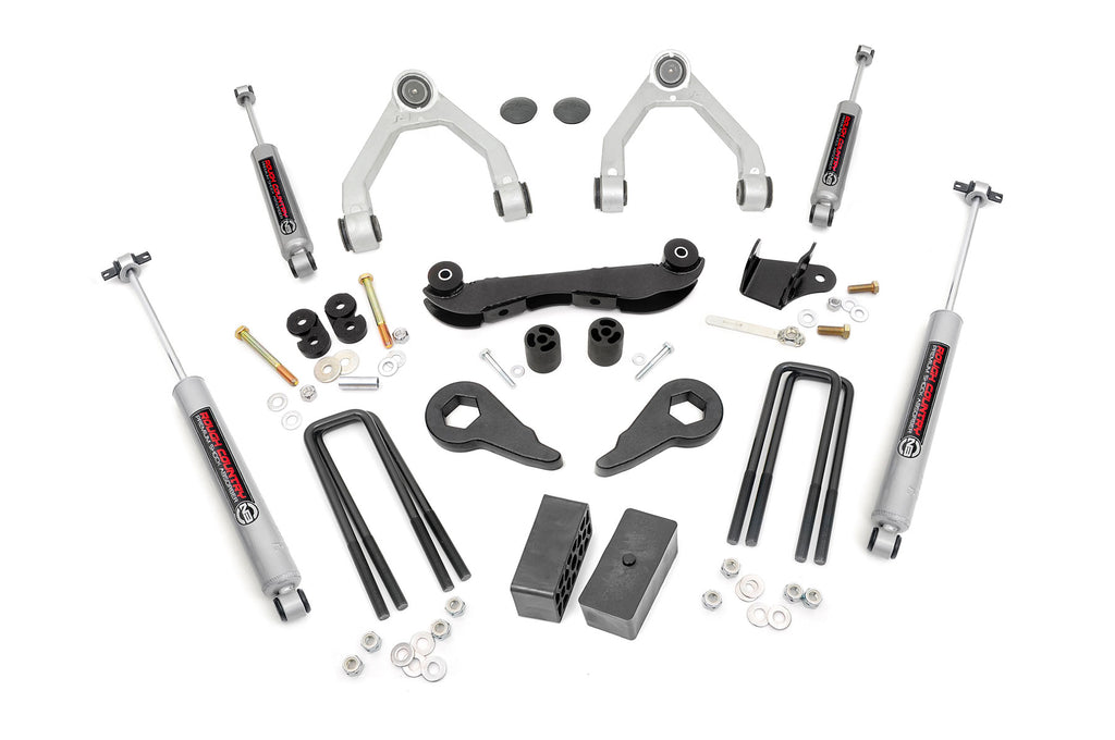 2-3 Inch Lift Kit | Rear Blocks | Chevy/GMC 1500 Truck & SUV 4WD (1988-1999) by Rough Country