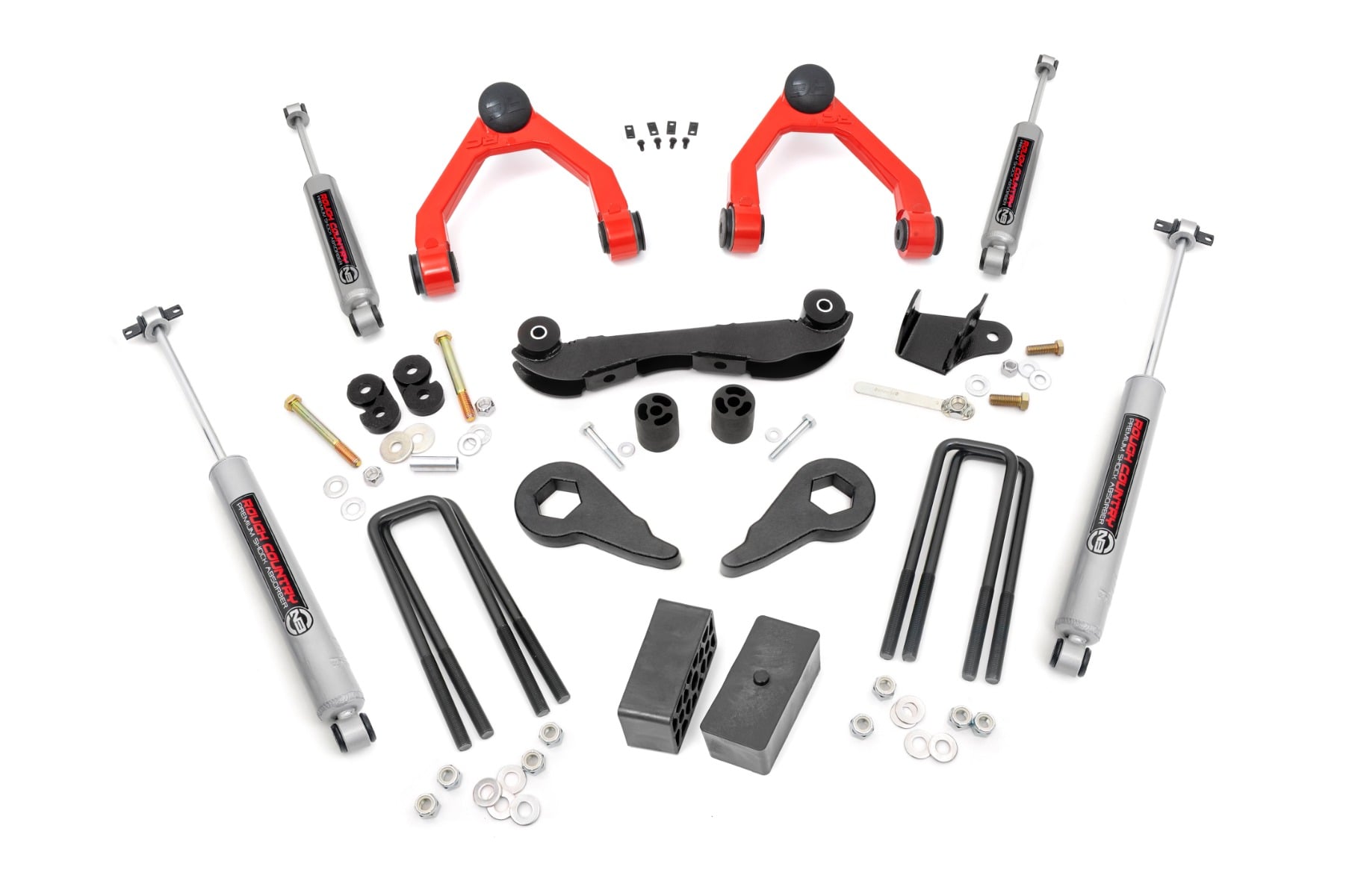 2-3 Inch Lift Kit | Rear Blocks | Chevy/GMC 1500 Truck & SUV 4WD (1988-1999) by Rough Country