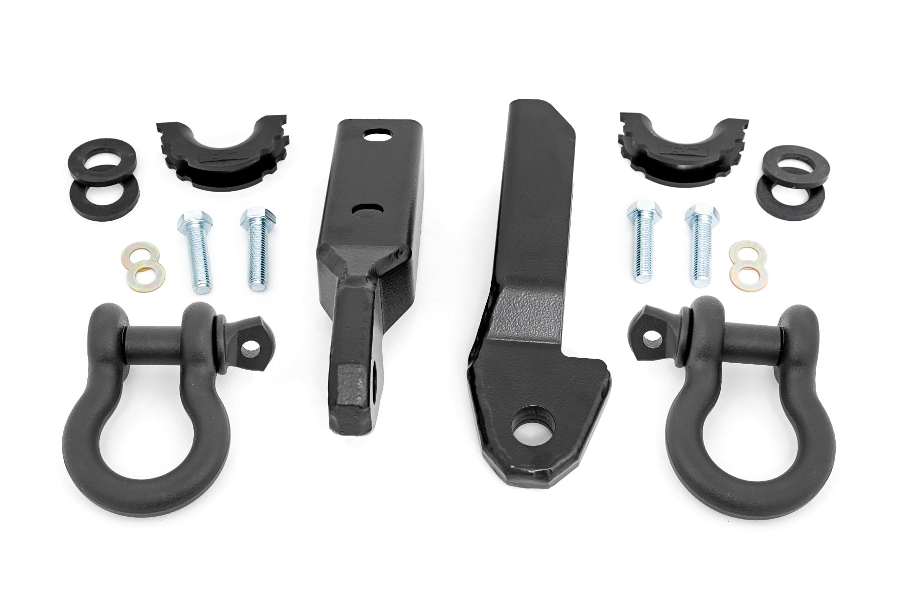 Tow Hook to Shackle Bracket | D-Ring Combo | Chevy/GMC 1500 Truck & SUV (88-99) by Rough Country