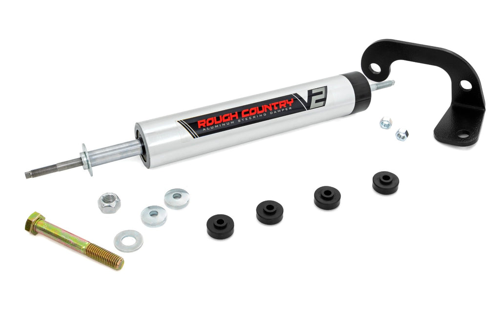 V2 Steering Stabilizer | 4-6 Inch Lift | Chevy/GMC 1500 Truck & SUV (88-99) by Rough Country