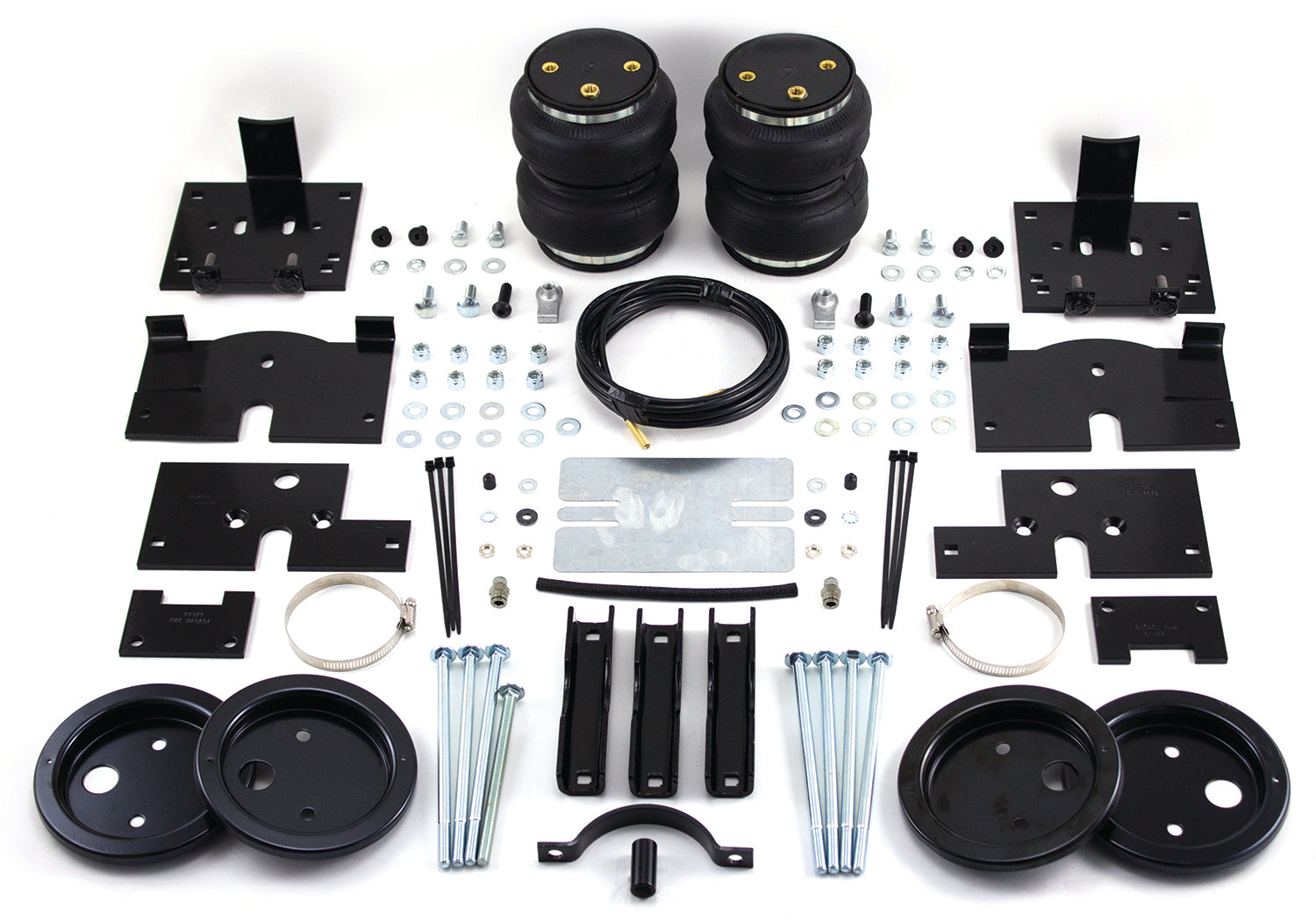 Leaf spring air spring kit with internal jounce bumper by Air Lift
