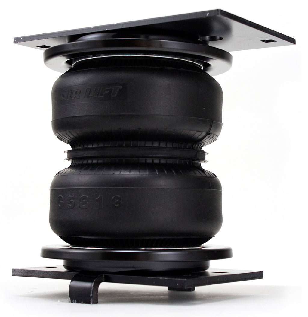 Leaf spring air spring kit with internal jounce bumper by Air Lift