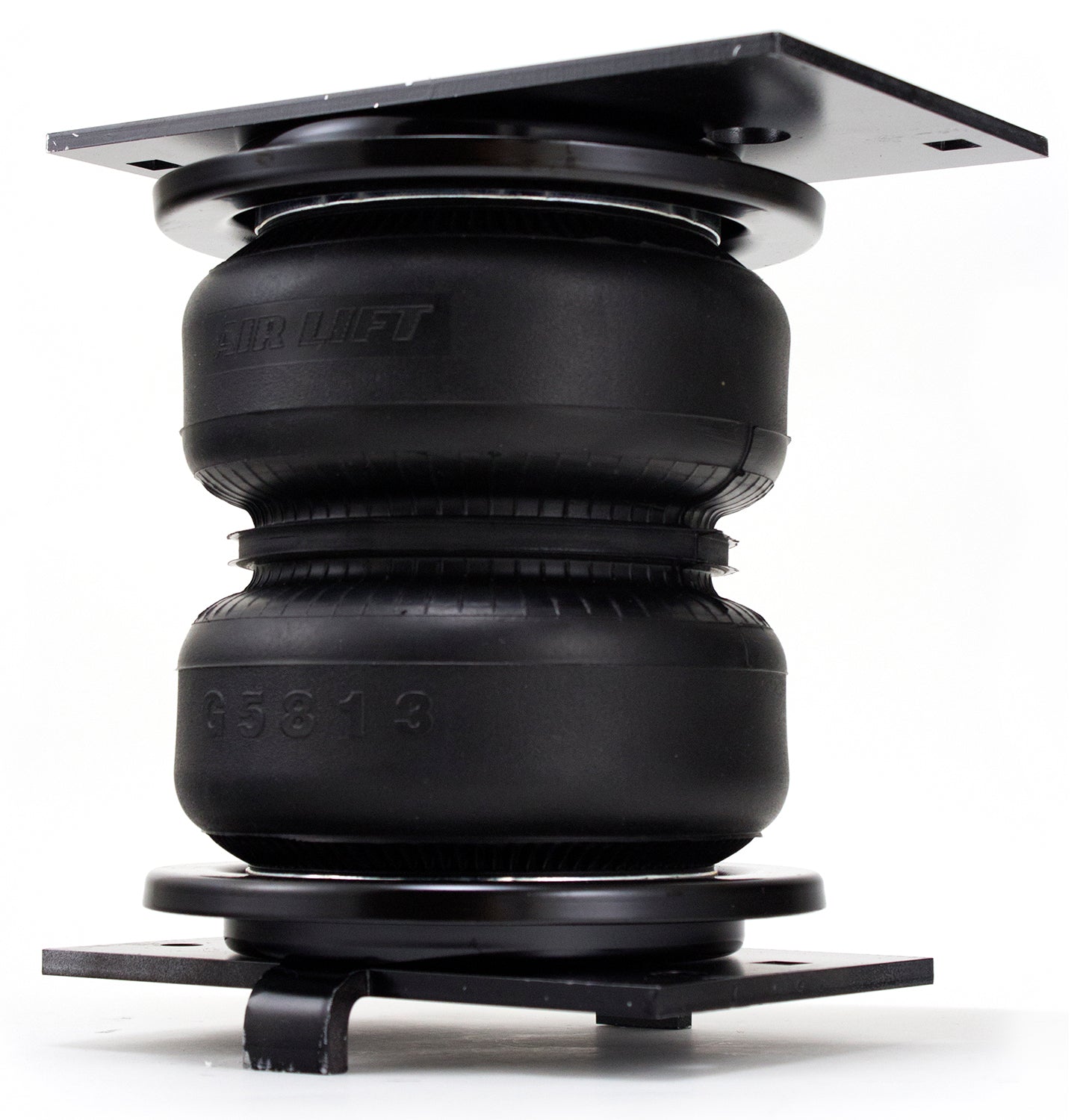 Leaf spring air spring kit with internal jounce bumper by Air Lift
