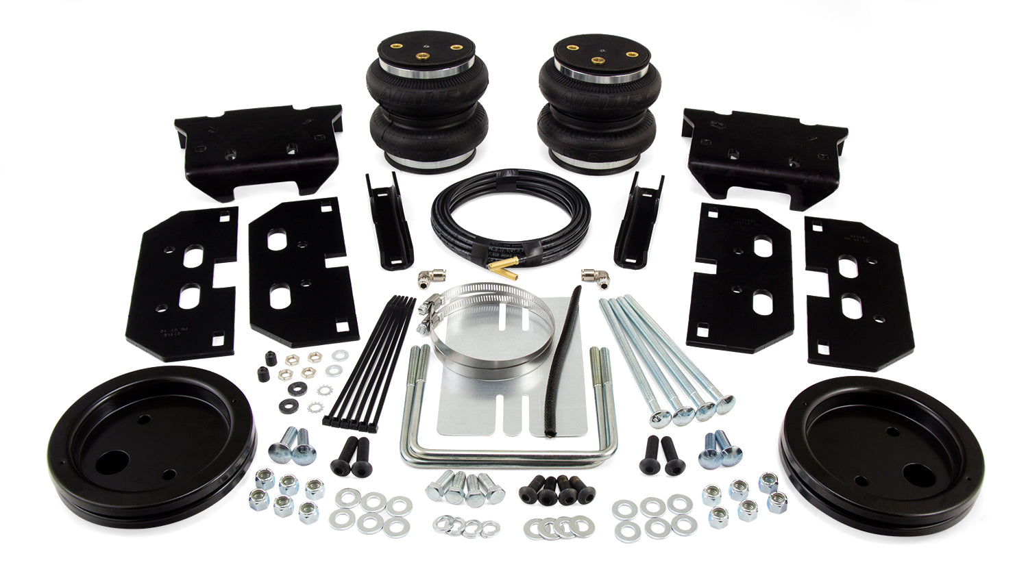 Leaf spring air spring kit with internal jounce bumper by Air Lift