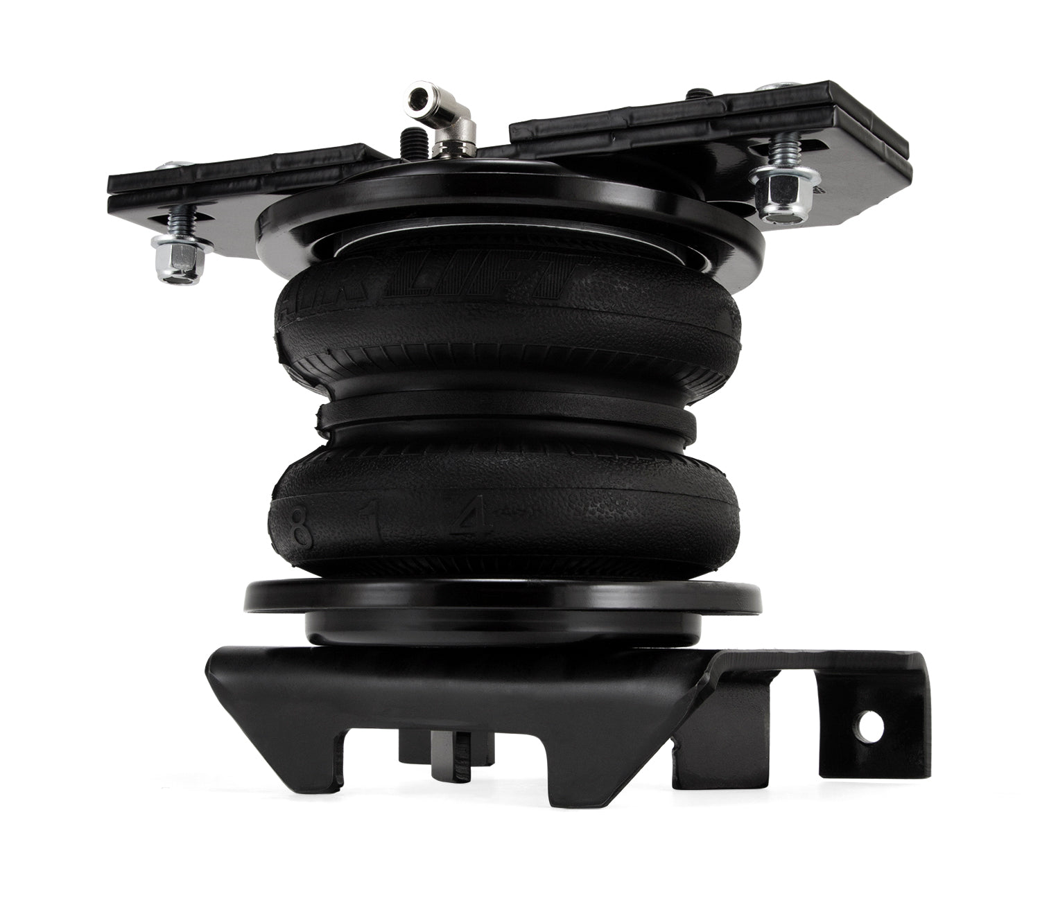 Leaf spring air spring kit with internal jounce bumper by Air Lift