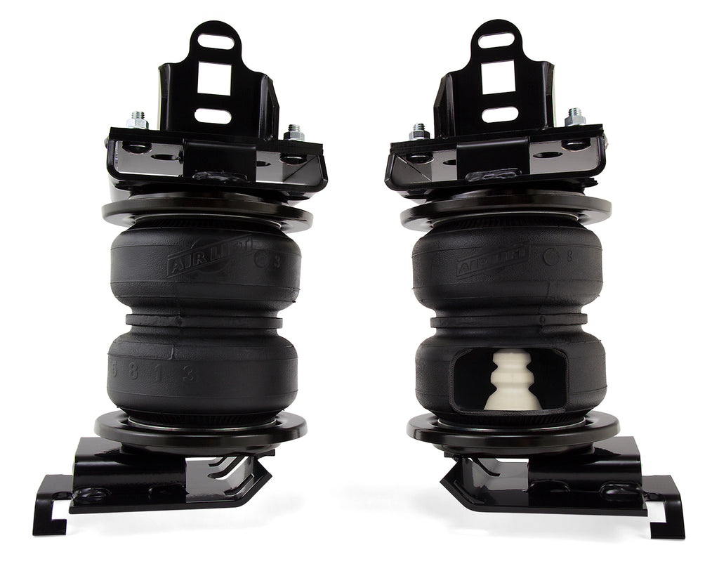 Leaf spring air spring kit with internal jounce bumper by Air Lift