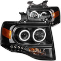 Projector Headlight Set w/Halo by ANZO USA