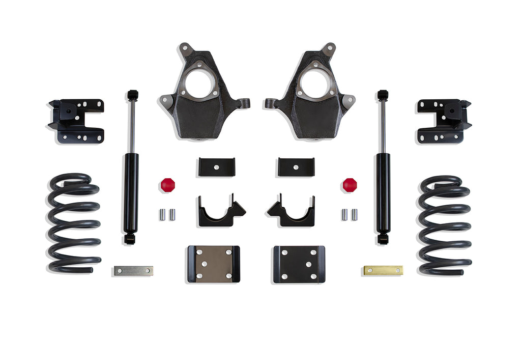 3"/5" LOWERING KIT (SPINDLES, COILS, SINGLE CAB, CAST STEEL ARMS) by MaxTrac