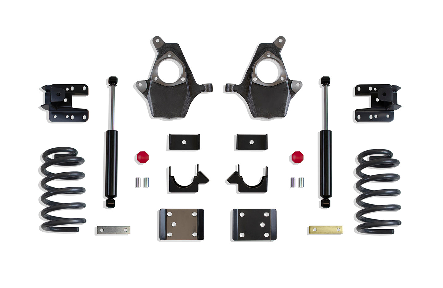 3"/5" LOWERING KIT (SPINDLES, COILS, SINGLE CAB, CAST STEEL ARMS) by MaxTrac