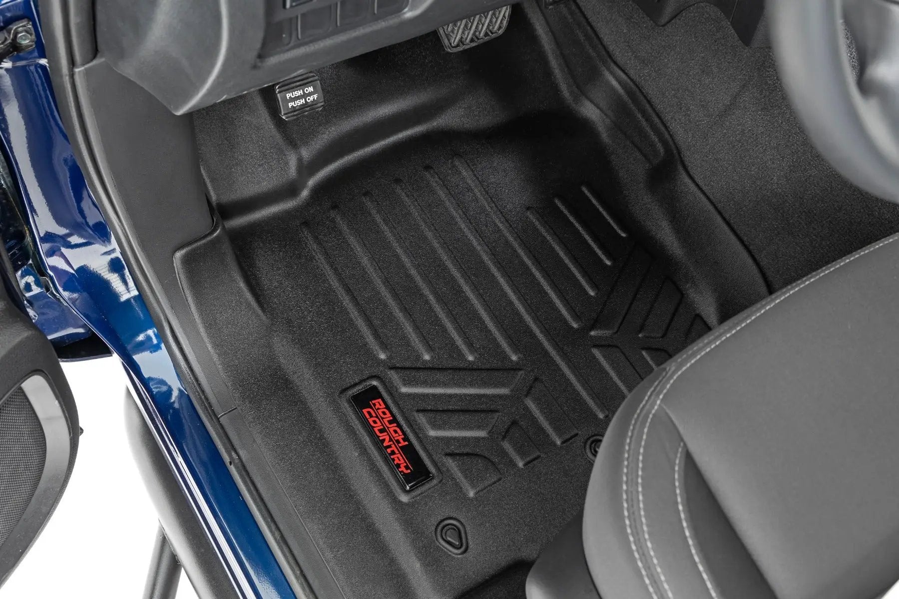 Floor Mats | FR & RR | Crew Cab | Nissan Titan (17-24)/Titan XD (16-24) by Rough Country