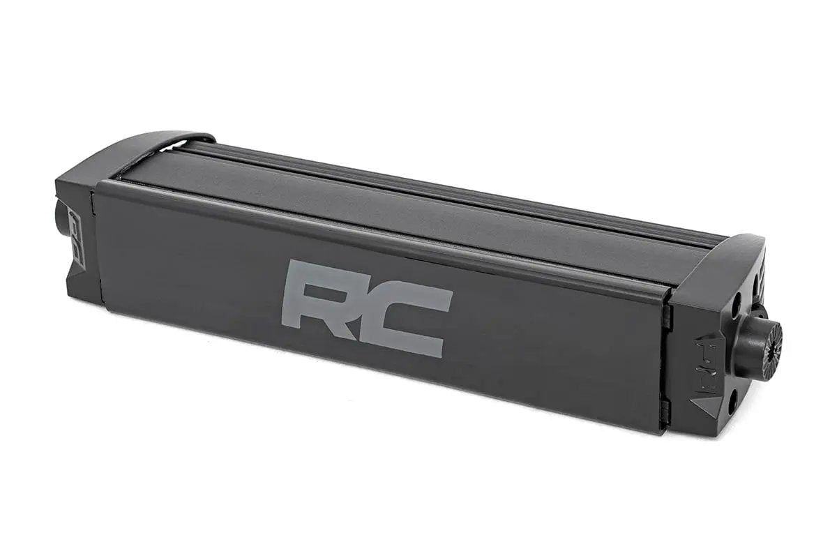 8 Inch Black Series LED Light Bar | Single Row | Cool White DRL | Pair by Rough Country