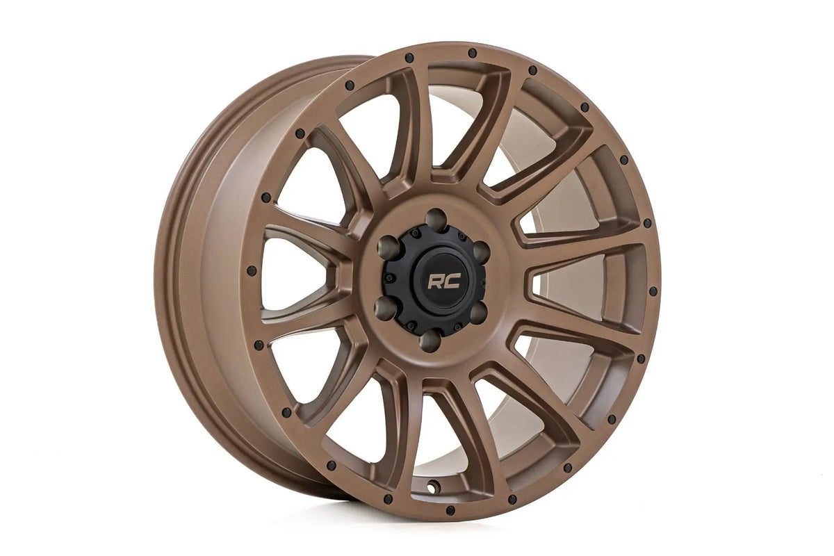 Rough Country 90 Series Wheel | One-Piece | Bronze | 18x9 | 5x5 | -12mm
