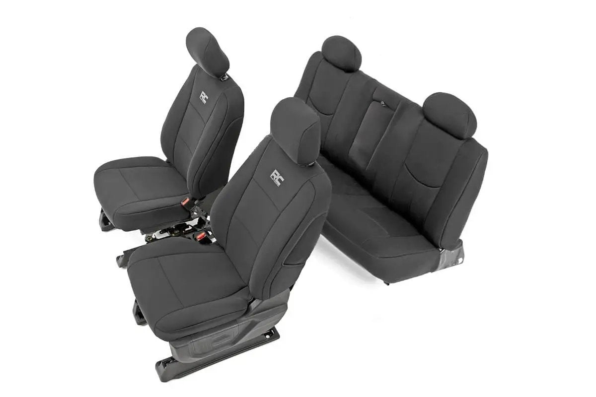Seat Covers | FR 40/20/40 & Rear | Chevy/GMC 1500 (14-18 & Classic) by Rough Country