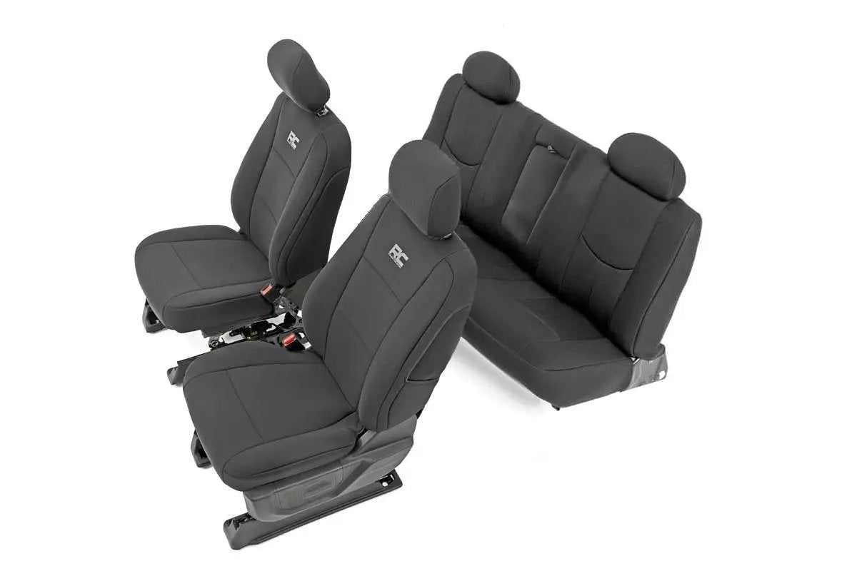 Seat Covers | FR 40/20/40 & Rear | Chevy/GMC 1500 (14-18 & Classic) by Rough Country