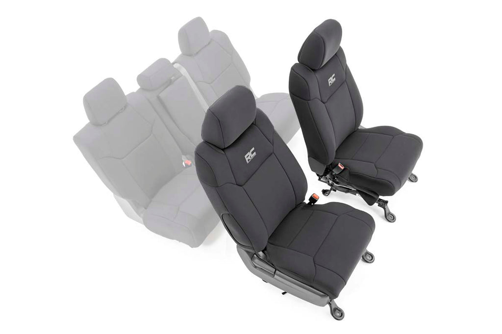 Seat Covers | Front W/ Console Cover | Toyota Tundra 2WD/4WD (2014-2021) by Rough Country