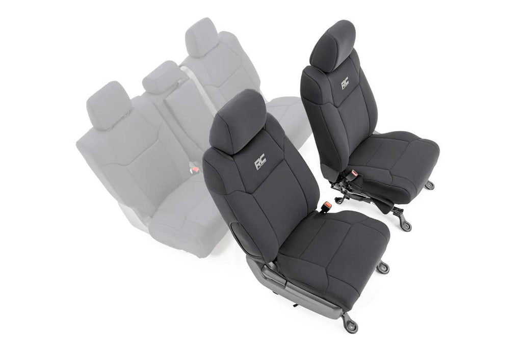 Seat Covers | Front W/ Console Cover | Toyota Tundra 2WD/4WD (2014-2021) by Rough Country