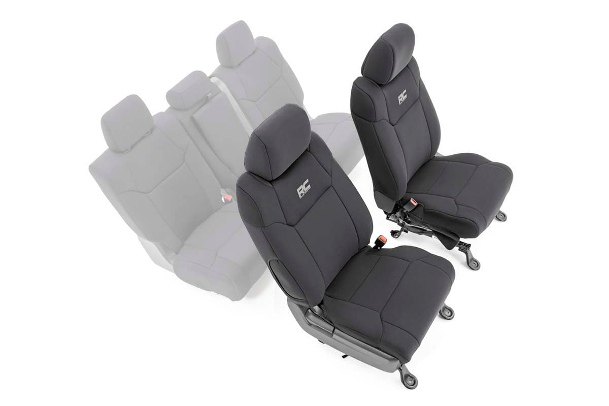 Seat Covers | Front W/ Console Cover | Toyota Tundra 2WD/4WD (2014-2021) by Rough Country