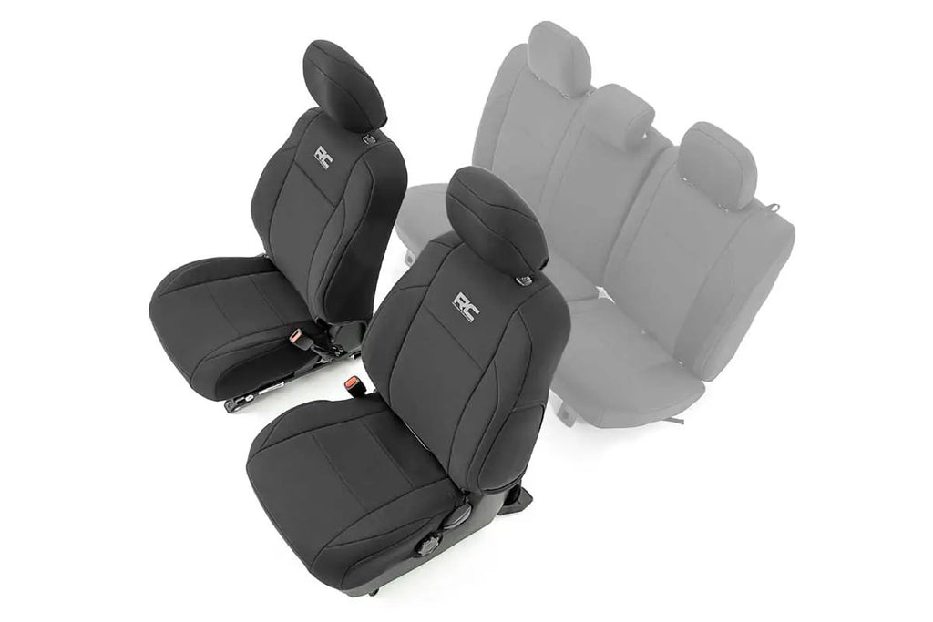 Seat Covers | Front | Double Cab | Toyota Tacoma 2WD/4WD (2016-2023) by Rough Country