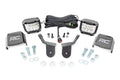 LED Light Kit | Cage Mount | 2" Chrome Pair | Wide Angle | Honda Pioneer 1000 by Rough Country