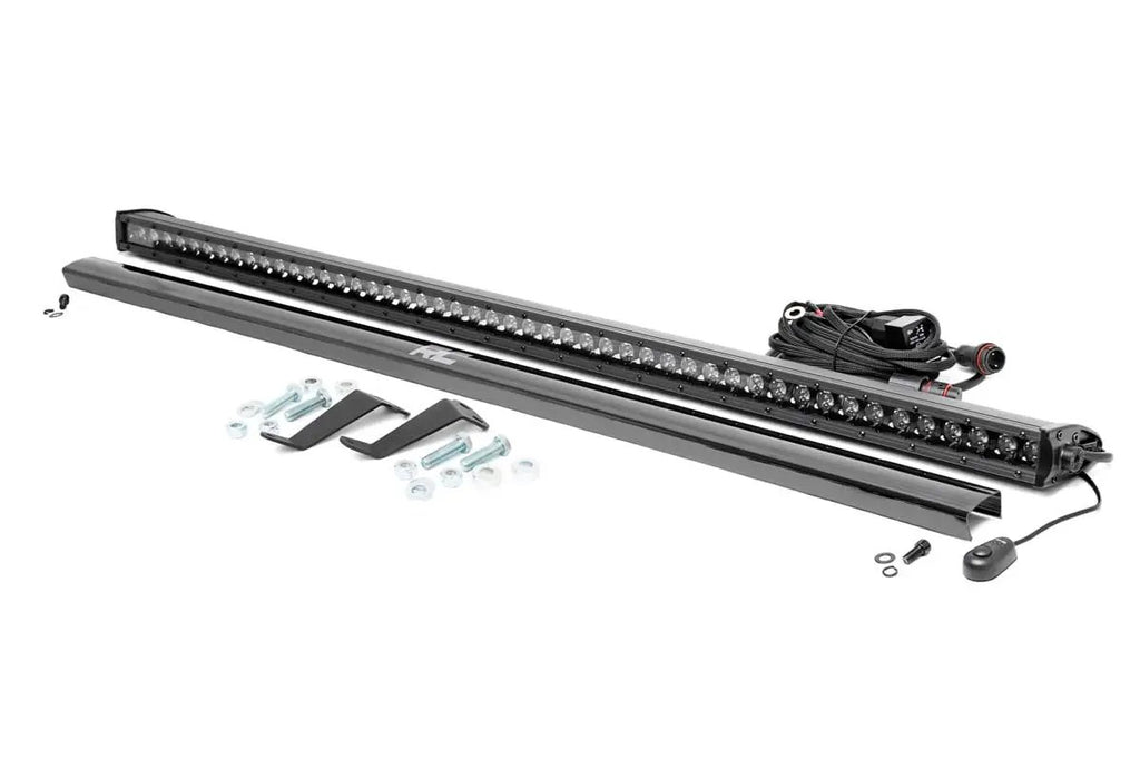 LED Light Kit | Cage Mount | 50" Black Single Row | Honda Pioneer 1000/Pioneer 1000-6 by Rough Country