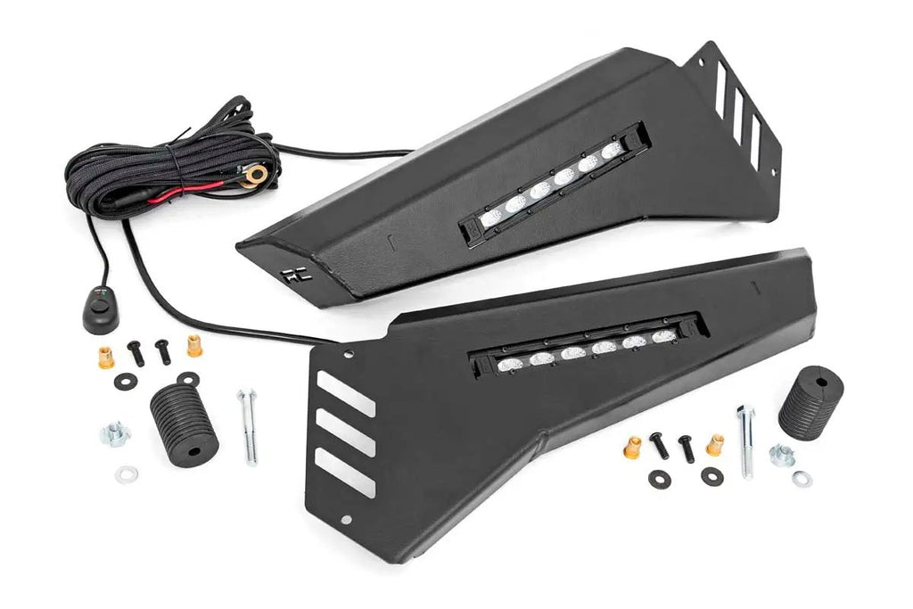 Bumper Wings | No Stinger | 6" Led Combo | Honda Pioneer 1000 